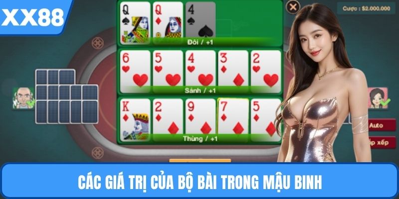 Các giá trị của bộ bài trong mậu binh